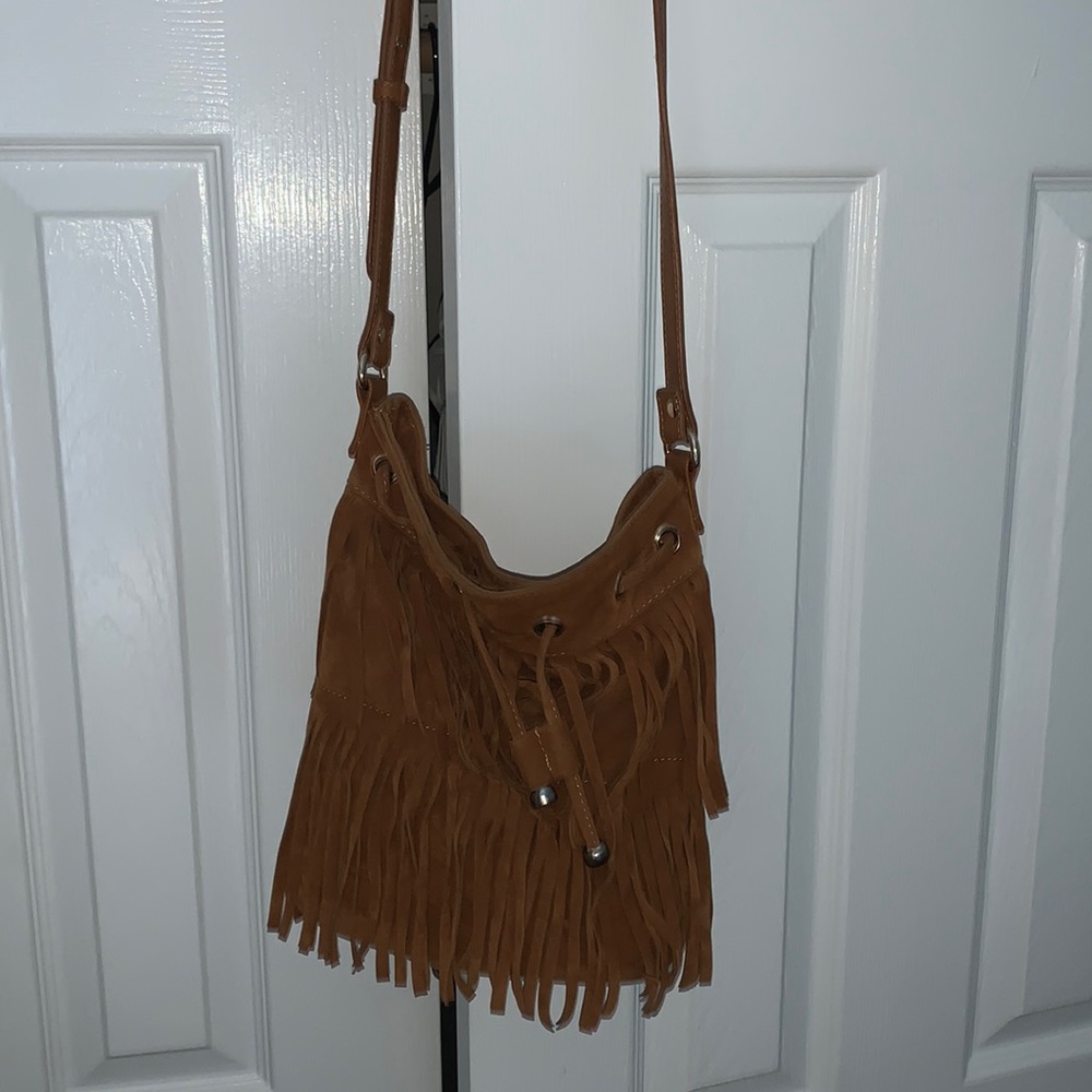 Fringe crossbody bag
